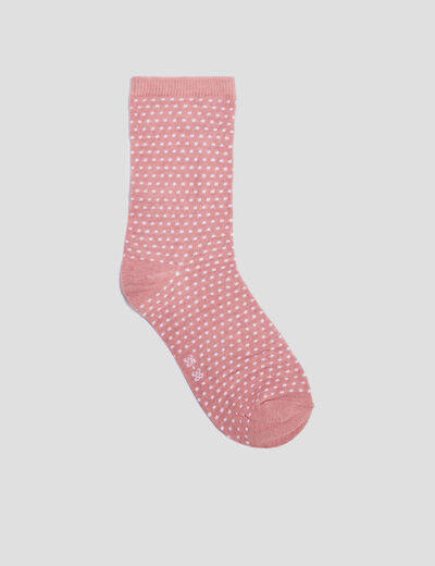 Lot 5 paires de chaussettes rose femme