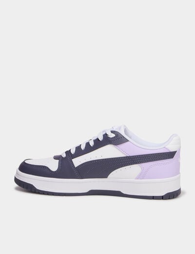 Baskets &agrave; lacets Puma Rebound Slam violet fille