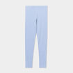 Legging taille haute bleu clair femme
