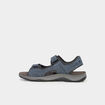 Sandales à scratchs bleu homme