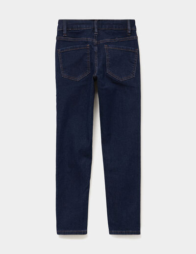 Jean slim taille standard bleu gar&ccedil;on