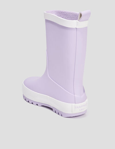 Bottes de pluie Trappeur parme fille