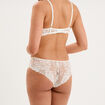 Shorty avec dentelle blanc femme