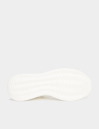 Baskets running blanc femme