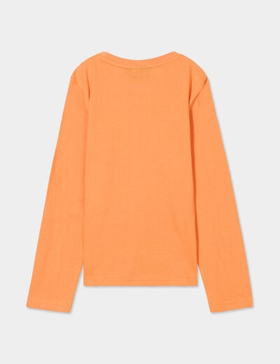 Ensemble pyjama pantalon coton Naruto orange corail garçon