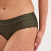 Bas de maillot de bain shorty vert kaki femme