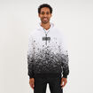 Sweat hoodie &agrave; capuche blanc homme