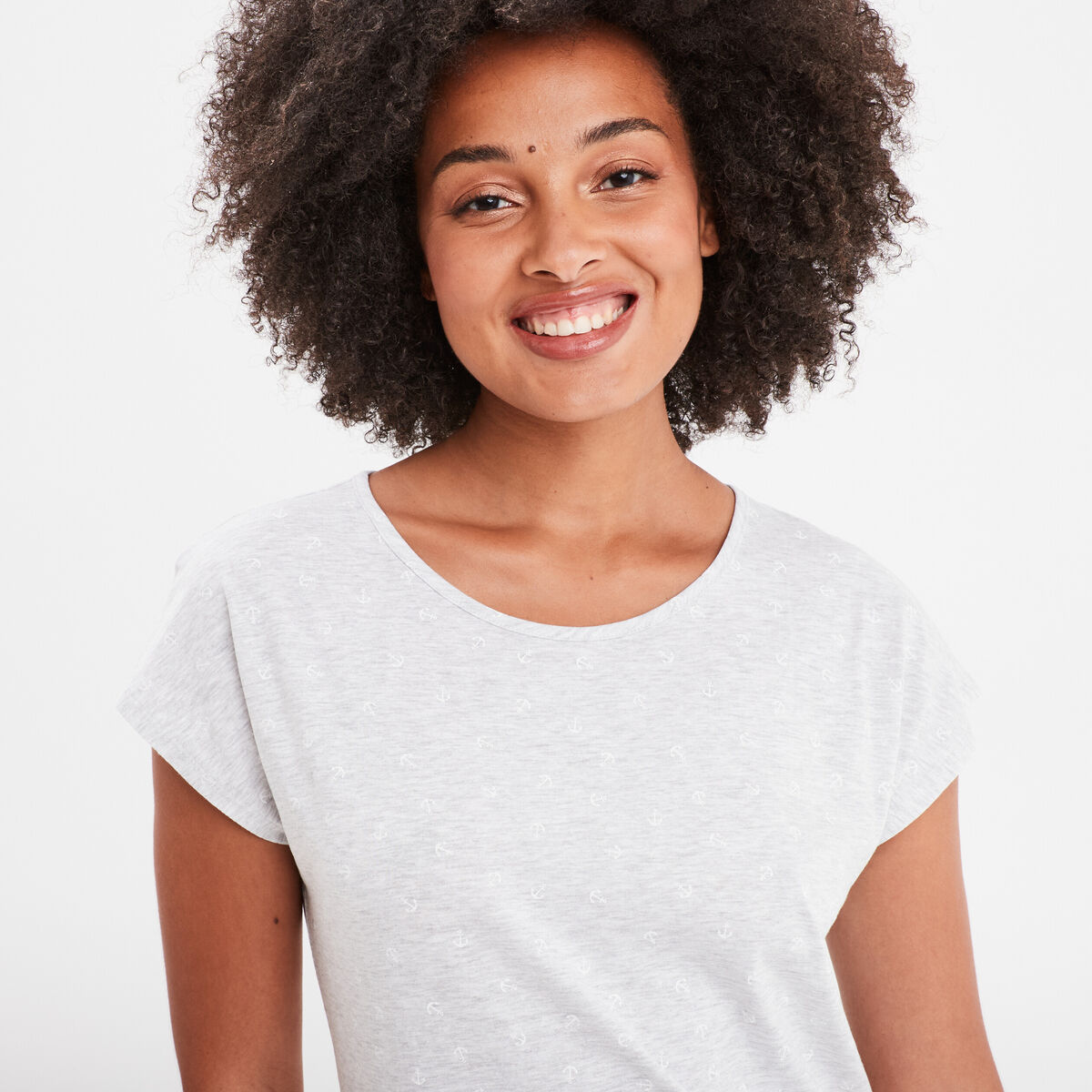 Chemise de nuit gris clair femme