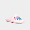 Chaussons mules Stitch rose femme