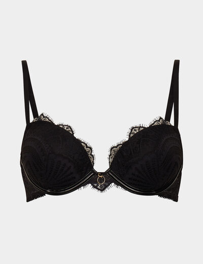 Soutien-gorge emboîtant paddé dentelle noir femme