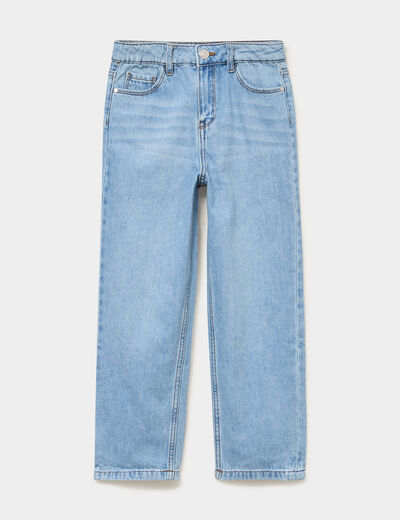 Jean regular 5 poches coton denim double stone fille