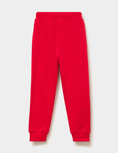 Pantalon de jogging regular rouge gar&ccedil;on