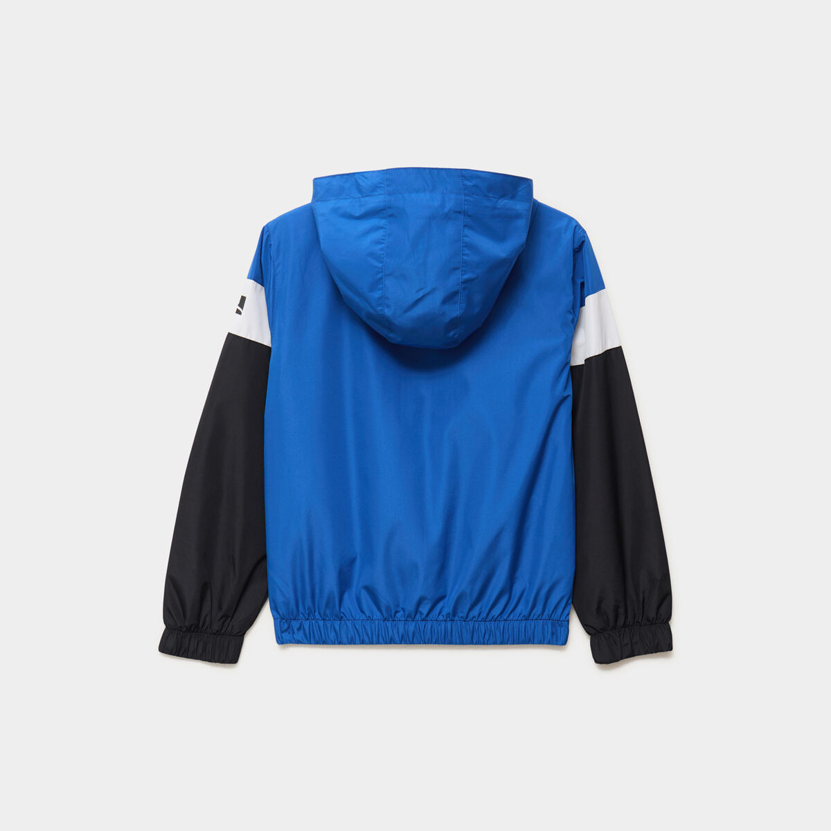 Coupe-vent d&eacute;perlant &agrave; capuche bleu roi gar&ccedil;on
