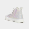 Baskets zipp&eacute;es montantes bout renforc&eacute; violet fille