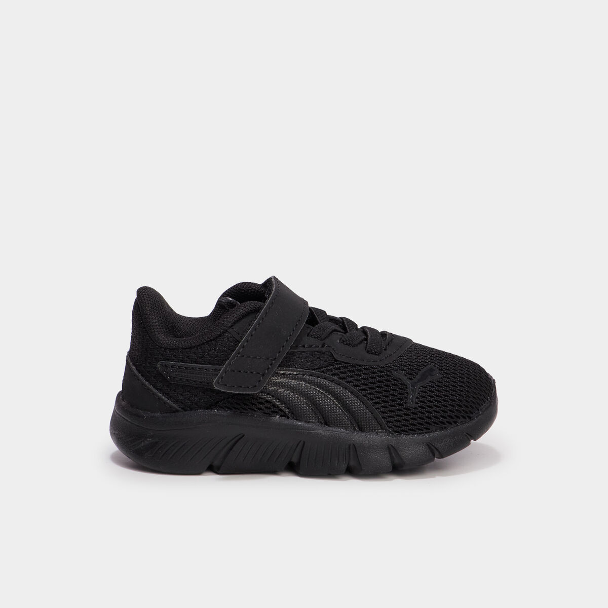 Baskets running &agrave; scratchs Puma noir b&eacute;b&eacute; gar&ccedil;on
