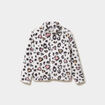 Veste zippée effet polaire multicolore fille