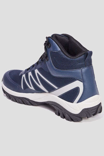 Boots à lacets Trappeur Bartix bleu marine homme