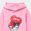Sweat hoodie Hello Kitty rose fille