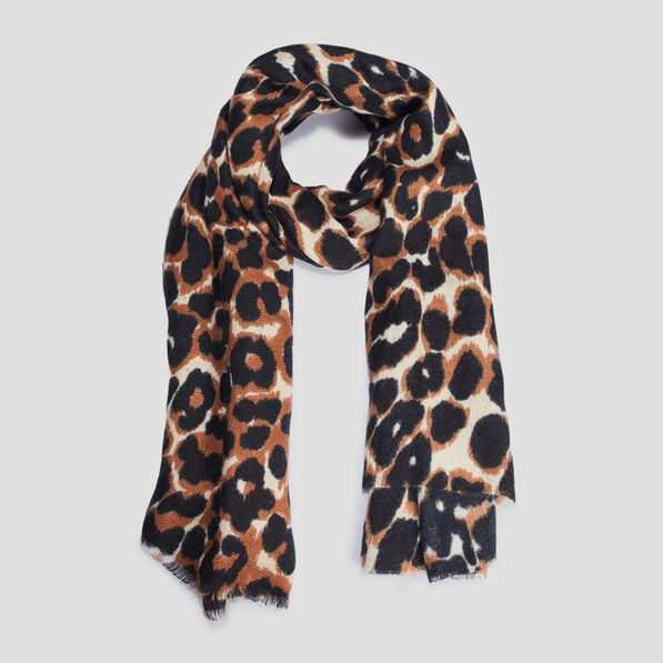Foulard marron femme