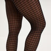 Collants fantaisie 30D noir femme