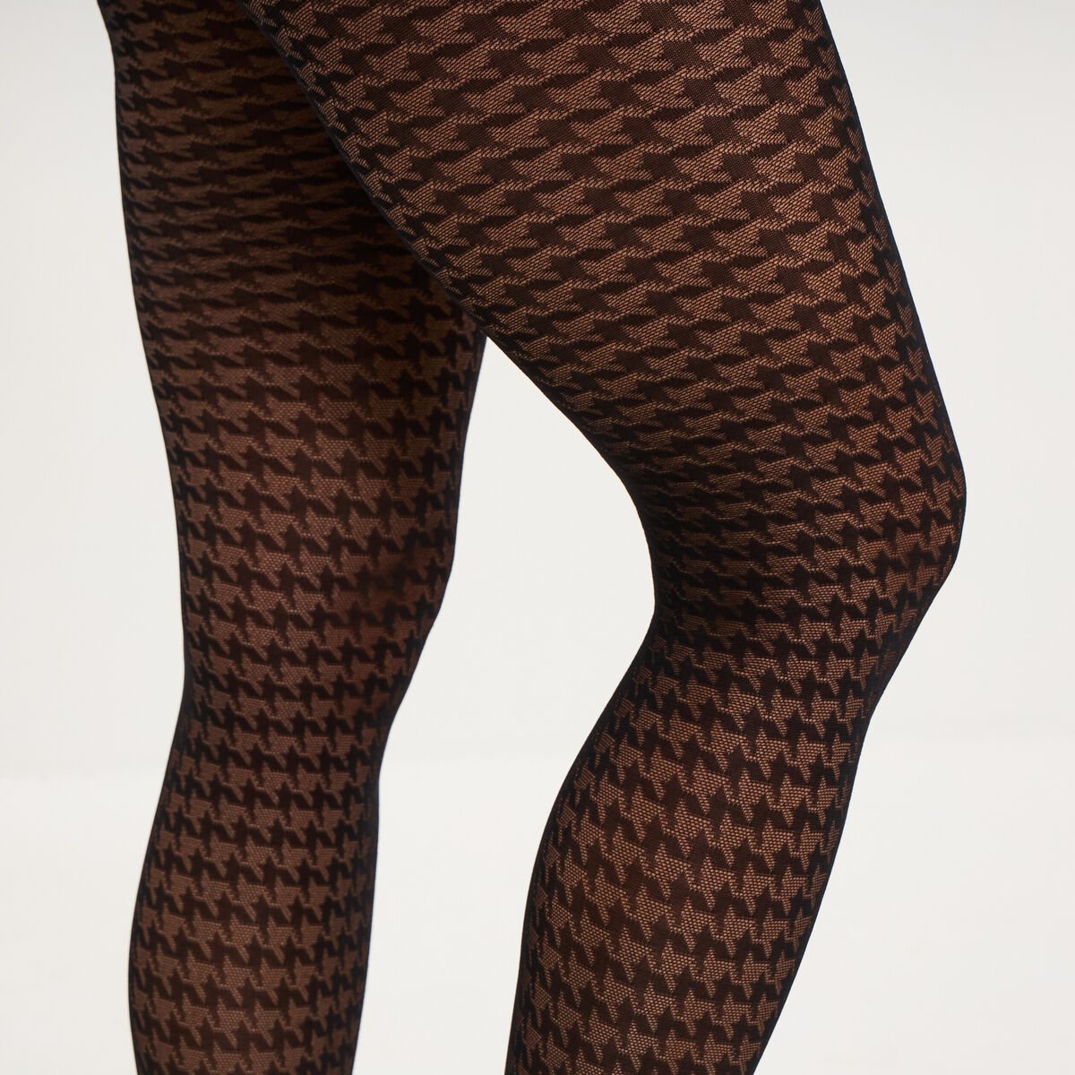 Collants fantaisie 30D noir femme