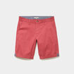 Bermuda short chino straight stretch rose framboise homme