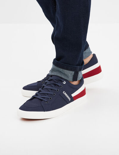 Tennis basses à lacets Creeks bleu marine homme