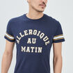 Ensemble pyjama 2 pièces bleu marine homme