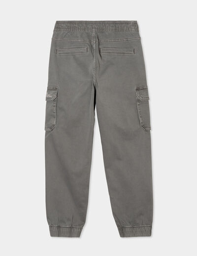Pantalon jogger gris foncé garçon