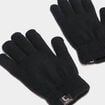 Gants doubl&eacute;s noir mixte