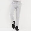 Pantalon jogging droit molleton gris homme
