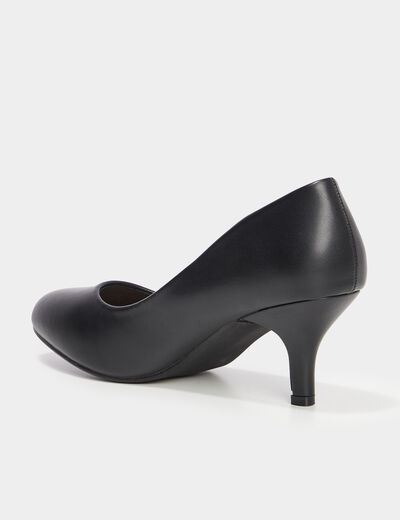 Escarpins irisés noir femme