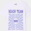 T-shirt col rond manches courtes coton blanc gar&ccedil;on