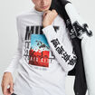 T-shirt manches longues blanc homme