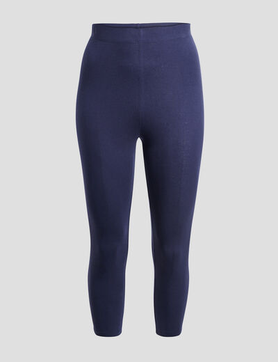 Leggings 7/8ème bleu marine femme grande taille