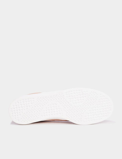 Tennis basses à lacets Creeks rose femme