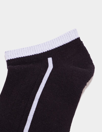 Lot 5 paires chaussettes noir femme