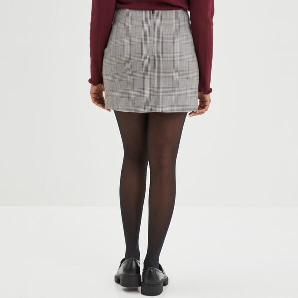 jupe droite plis a ponts beige femme Jupe droite plis à ponts beige femme