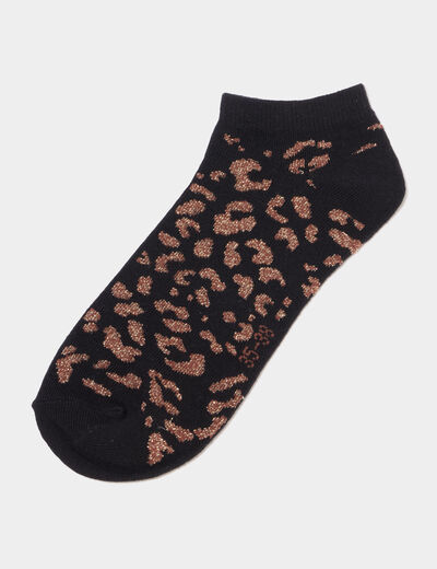 Lot 5 paires chaussettes invisibles noir femme