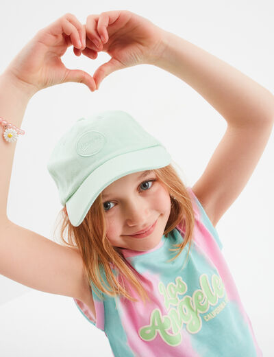 Casquette Creeks vert pastel fille