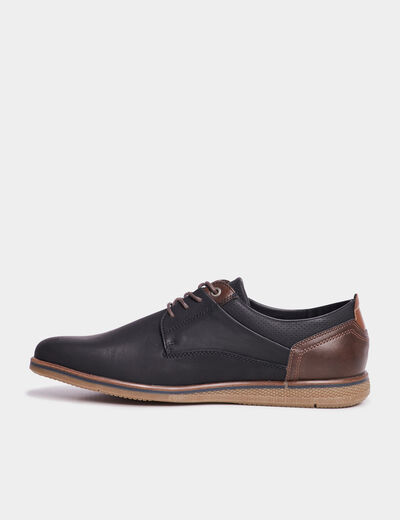 Derbies &agrave; lacets noir homme