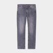 Jean stretch coupe regular denim gris homme