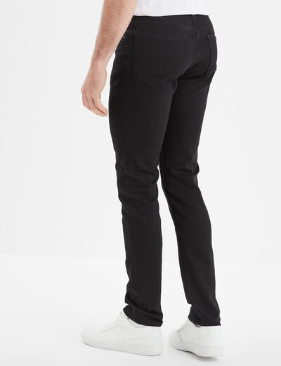Jean stretch coupe slim denim noir homme