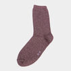 Lot 5 paires chaussettes bordeaux femme