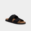 Sandales avec boucles noir gar&ccedil;on