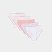Lot 5 culottes coton rose fille