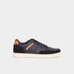 Tennis basses à lacets noir homme