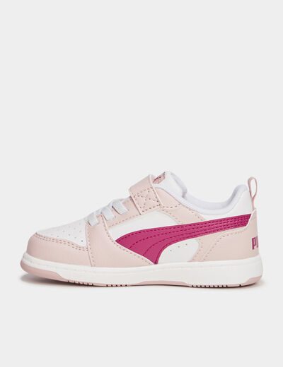 Tennis à lacets Puma rose fushia fille