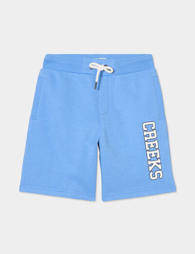 Short de jogging regular bleu lavande garçon