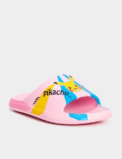 Claquettes Pokémon Pikachu rose fille